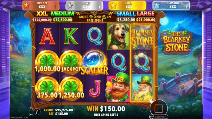 The Blarney Stone - ruota bonus Jackpot Reveal