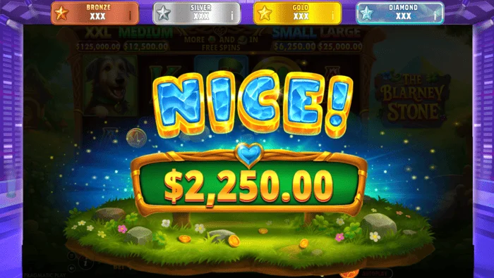 The Blarney Stone - vincita di linea nel gioco base